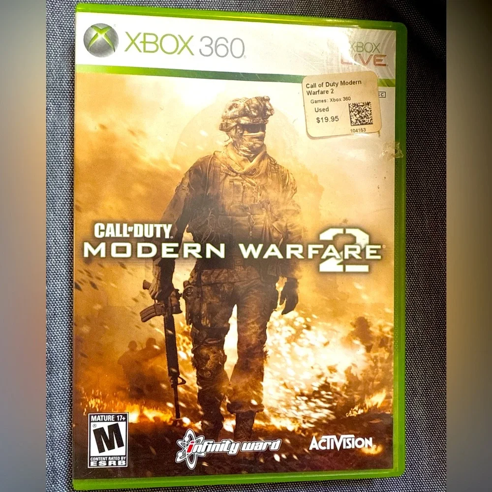 CASE and MANUAL ONLY for Call of Duty: Modern Warfare 2, (Microsoft Xbox 360)